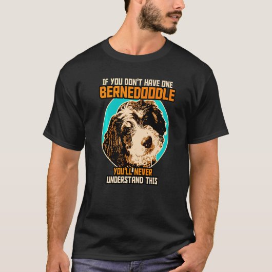 バーナドゥードル 犬 バーナドゥードル Tシャツ (正面)