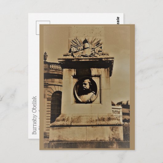 バーナビーオベリスクはがき ポストカード (正面/裏面)