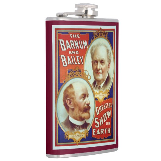 バーナムとベイリー素晴らしサーカスが地上でショー フラスク (右)
