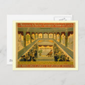 バーナム&ベイリーサーカスのポスター ポストカード (正面/裏面)