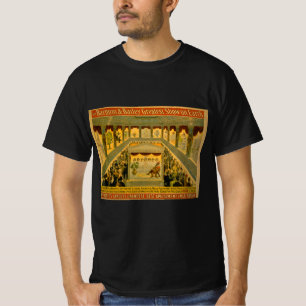 バーナム&ベイリー魔法ショーのポスター Tシャツ