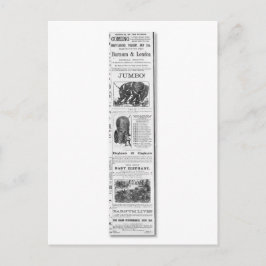 バーナム&ロンドンのモラル・ショー広告 ポストカード