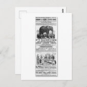 バーナム&ロンドン9ショ統一されたー広告 ポストカード (正面/裏面)