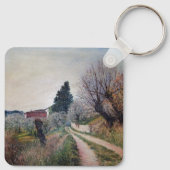 バーナリーズ最古の春/トスカーナの風景 キーホルダー (裏面)