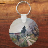 バーナリーズ最古の春/トスカーナの風景 キーホルダー (正面)