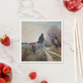 バーナリーズ最古の春/トスカーナの風景 スタンダードカクテルナプキン (インサイチュ)