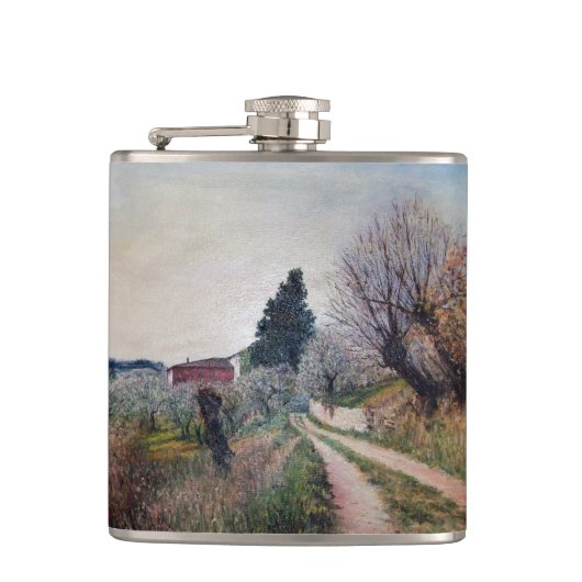 バーナリーズ最古の春/トスカーナの風景 フラスク (正面)