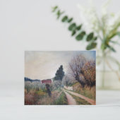 バーナリーズ最古の春/トスカーナの風景 ポストカード (スタンド正面)