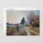 バーナリーズ最古の春/トスカーナの風景 ポストカード (正面/裏面)