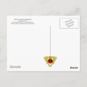 バーナリーズ最古の春/トスカーナの風景 ポストカード (裏面)