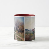 バーナリーズ最古の春/トスカーナの風景 マグカップ (中央)