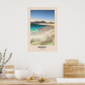 バーナレイ スコットランド 旅行 ポスター (キッチン)