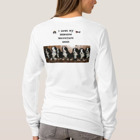 バーナーの子犬/Tシャツ Tシャツ (裏面)
