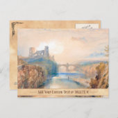 バーナード城ジョセフマロードWilliam Turner ポストカード (正面/裏面)