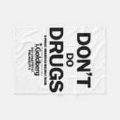 バーナード・サマーに現れる薬を使わない フリースブランケット (正面(横))