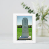 バーナード・ビー将軍の碑 ポストカード (スタンド正面)