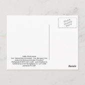 バーナード・ビー将軍の碑 ポストカード (裏面)