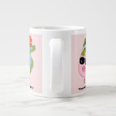 バーニクールピグ引用文 – 巨大なコーヒーマグのためすぎる ジャンボコーヒーマグカップ (裏面)