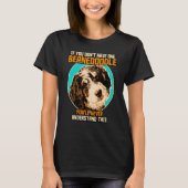 バーニドゥードル 犬 バーニドゥードル 4 Tシャツ (正面)