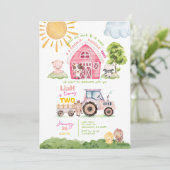 バーニャード 2歳の誕生日招待状 招待状 (スタンド正面)