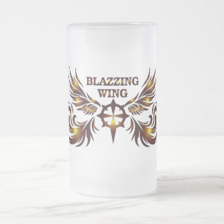 バーニングウィングビアグラス フロストグラスビールジョッキ