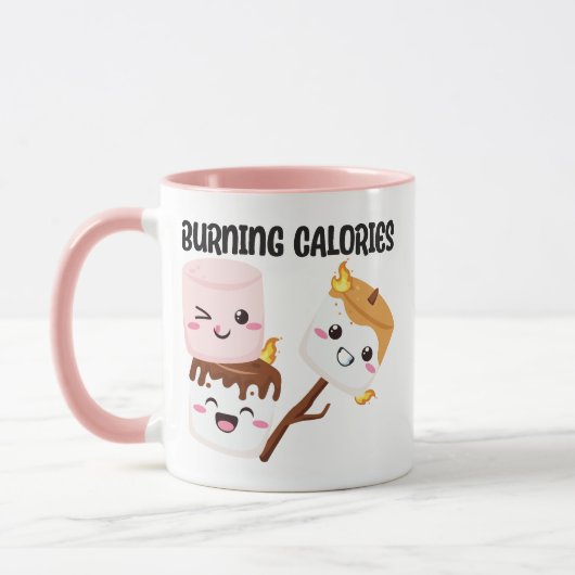 バーニングカロリーマーシュマロミーム マグカップ (左)