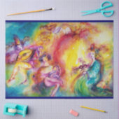 バーニングカーニバルヴェネチアンマスカレードダンス 薄葉紙 (クラフト)