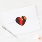 バーニングギター、オレンジフレイムミュージックロックバンド ハートシール (封筒)