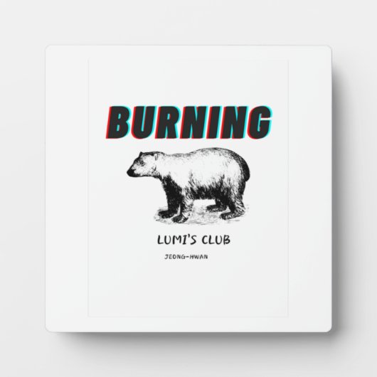 バーニングクラシック フォトプラーク (正面)