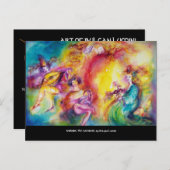 バーニングザカーニバル/ヴェネツィアカーニバルダンス インビテーションポストカード (正面/裏面)