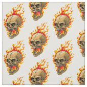 バーニングスカル ファブリック (見本)