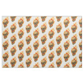 バーニングスカル ファブリック (ファットクウォーター)