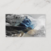 バーニングセージ喫煙形而上学的エステリック 名刺 (裏面)