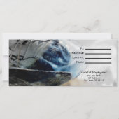 バーニングセージ喫煙形而上学的ギフト証明書 招待状 (裏面)