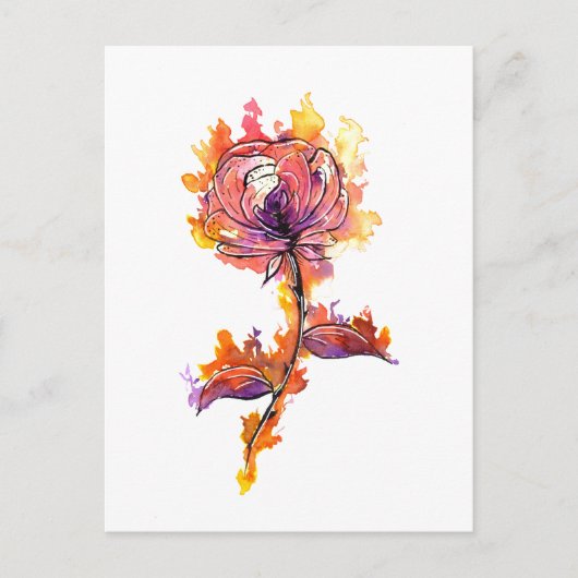 バーニングバラタトゥー ポストカード (正面)