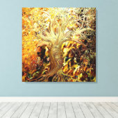 バーニングブッシュ キャンバスプリント (インサイチュ (ウッドフロア))