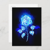 バーニングブルーバラ インビテーションポストカード (正面/裏面)