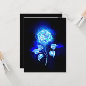 バーニングブルーバラ カード (正面/裏面インサイチュ)