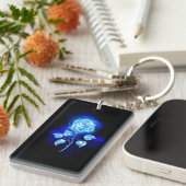 バーニングブルーバラ キーホルダー (正面右)