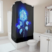バーニングブルーバラ シャワーカーテン (インサイチュ)