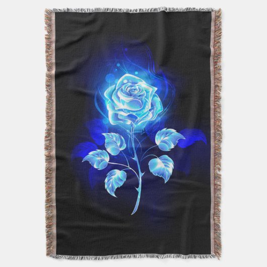 バーニングブルーバラ スローブランケット (正面縦)