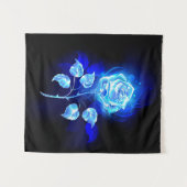 バーニングブルーバラ タペストリー (正面(横))