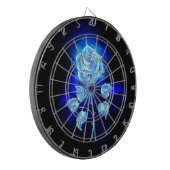 バーニングブルーバラ ダーツボード (正面左)