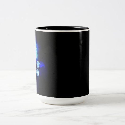 バーニングブルーバラ ツートーンマグカップ (中央)
