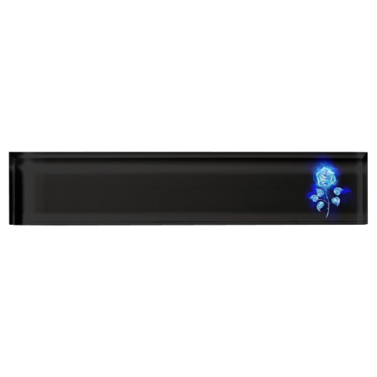 バーニングブルーバラ デスクネームプレート (正面)