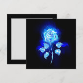 バーニングブルーバラ ノートカード (正面/裏面)