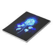 バーニングブルーバラ ノートパッド (回転)