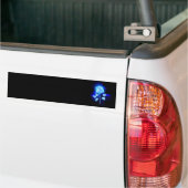 バーニングブルーバラ バンパーステッカー (トラック上)