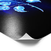 バーニングブルーバラ フォトプリント            (角)