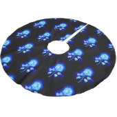 バーニングブルーバラ ブラッシュドポリエステルツリースカート (アングル)